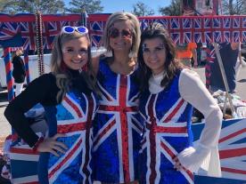 Mardi Gras parade ladies