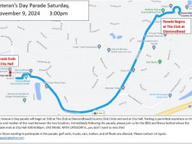 Vet parade route