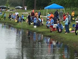 Fishing at the pond