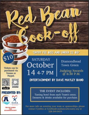 Red Beans cook off flyer