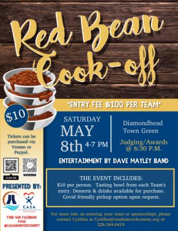 Red Beans and Rice Cookoff Flyer May 8, 2021